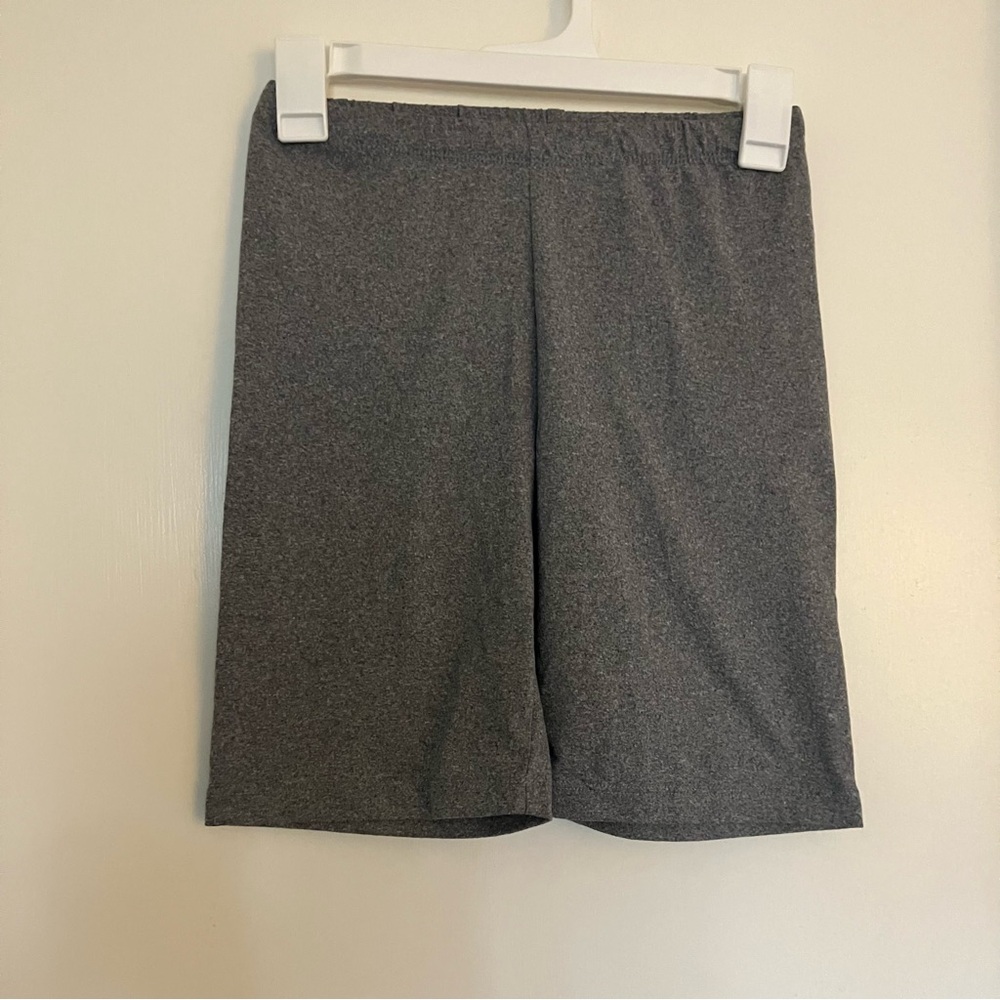 Brave Soul Gray stretchy biker shorts